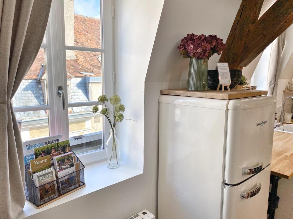 Le Repere Des Sommeliers - Sejour A Auxerre Appartement Buitenkant foto