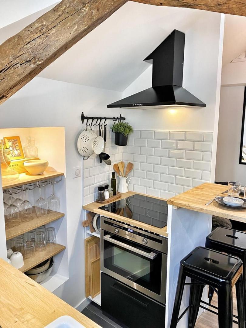 Le Repere Des Sommeliers - Sejour A Auxerre Appartement Buitenkant foto