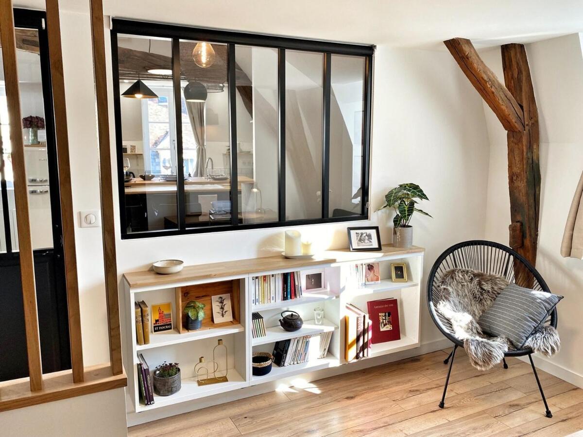 Le Repere Des Sommeliers - Sejour A Auxerre Appartement Buitenkant foto