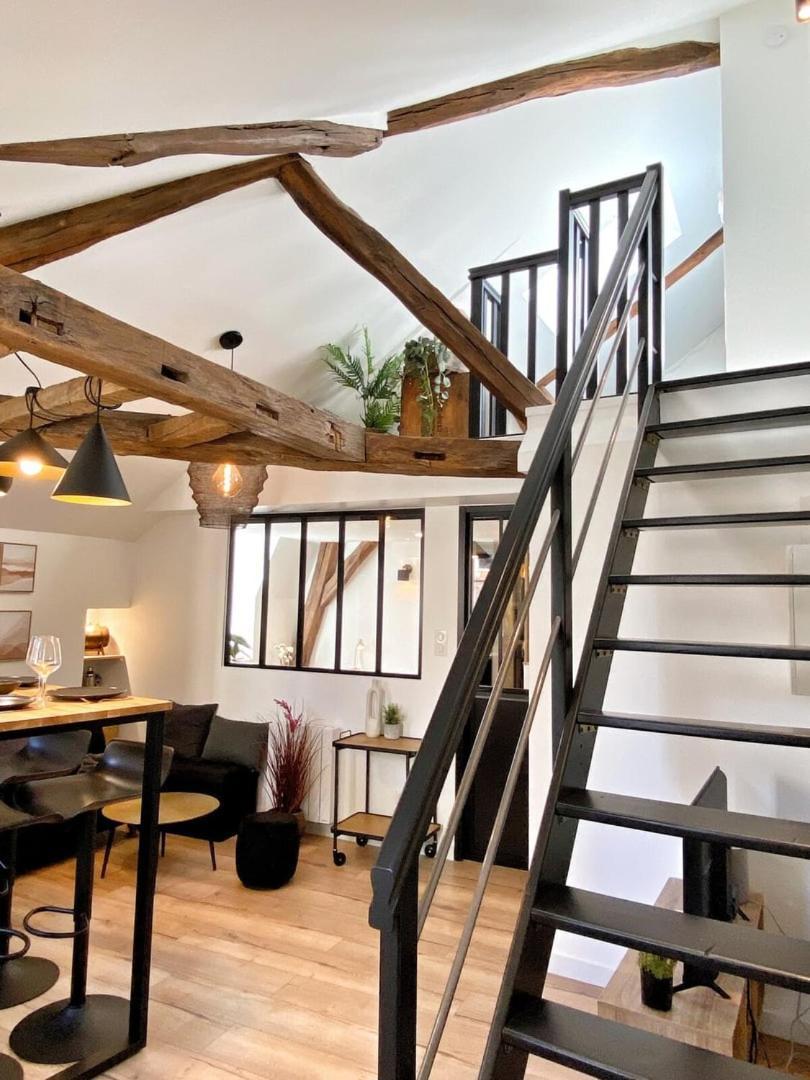 Le Repere Des Sommeliers - Sejour A Auxerre Appartement Buitenkant foto