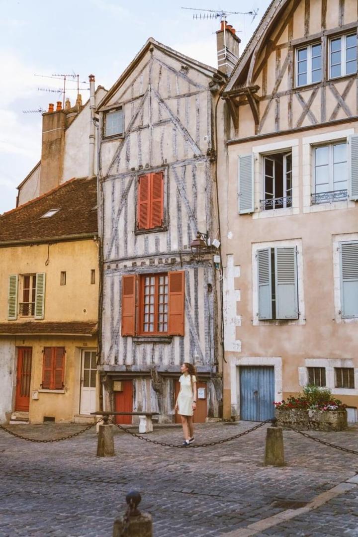 Le Repere Des Sommeliers - Sejour A Auxerre Appartement Buitenkant foto
