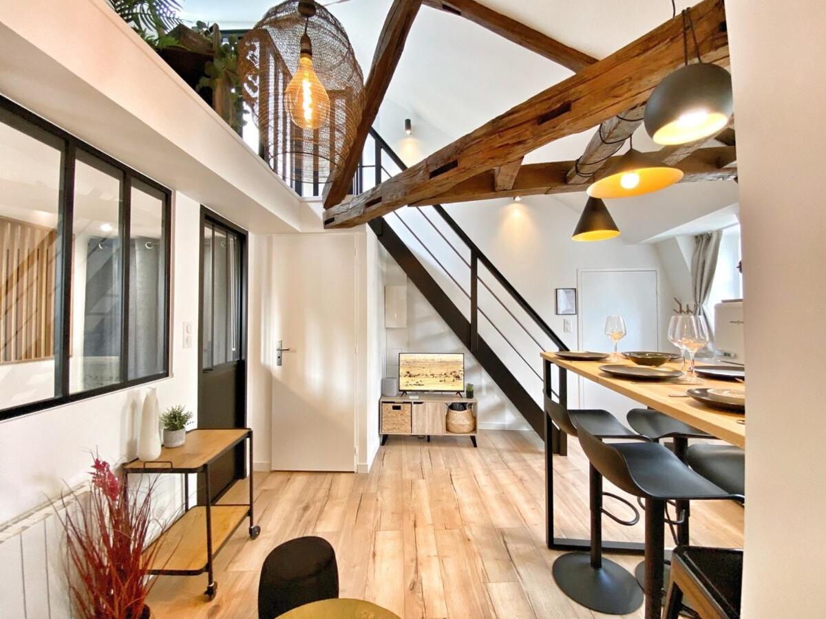 Le Repere Des Sommeliers - Sejour A Auxerre Appartement Buitenkant foto