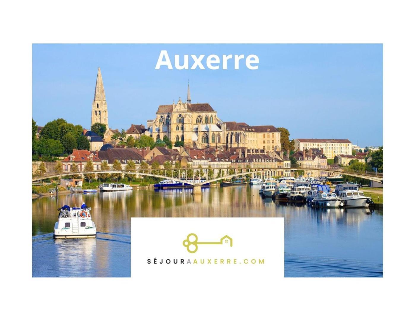 Le Repere Des Sommeliers - Sejour A Auxerre Appartement Buitenkant foto